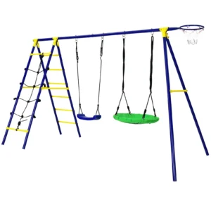 5-in-1 Kids Swing Set