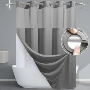Luxury Waffle Shower Curtain