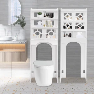 4-Tier Bathroom Storage Cabinet