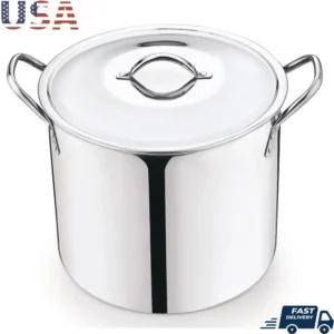 12QT Stainless Steel Stock Pot