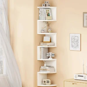 7-Tier Corner Wall Shelf